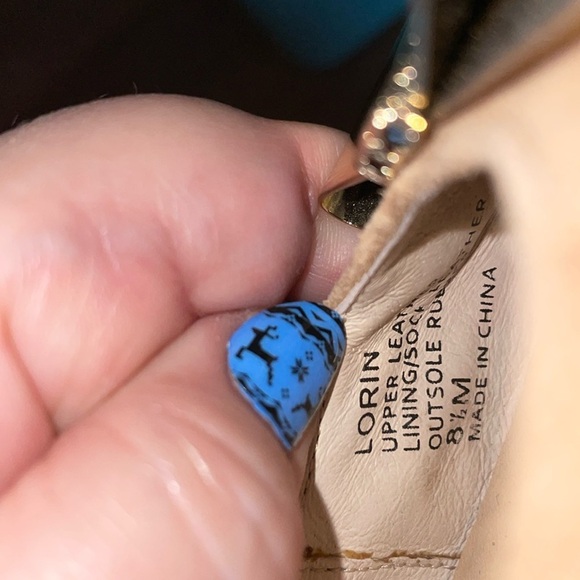 Kate Spade New York Lorin Beige Suede Leather Pump Shoe Gold Bow size 8.5 - Picture 8 of 16